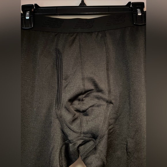 New Balance Heavyweight Grid Fleece Pant Base Layer 3.0 Mens Large Black New - Picture 2 of 16